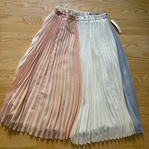 Ruffled long skirt